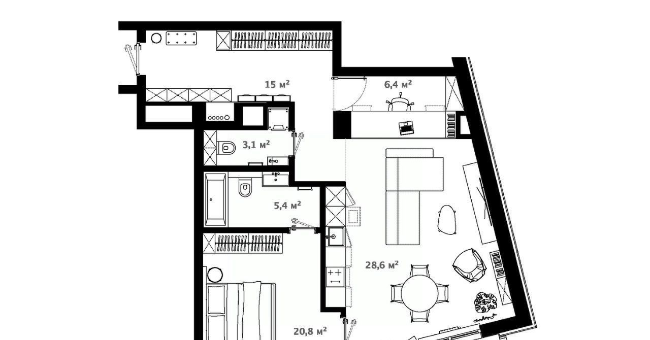 квартира г Москва метро Щелковская ул Советская 60 Московская область, Щелково фото 1