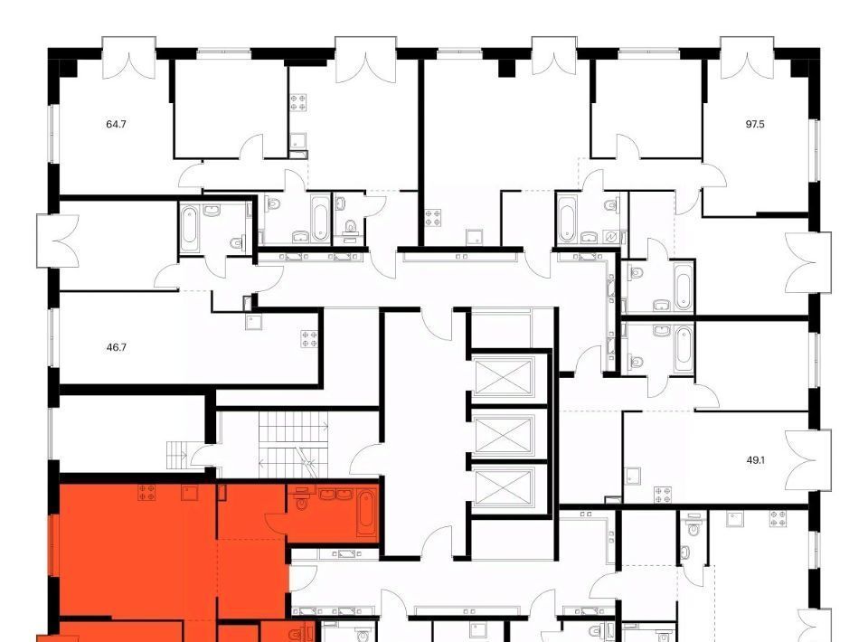 квартира г Москва метро Багратионовская ЖК Барклая 6 к 2 фото 2