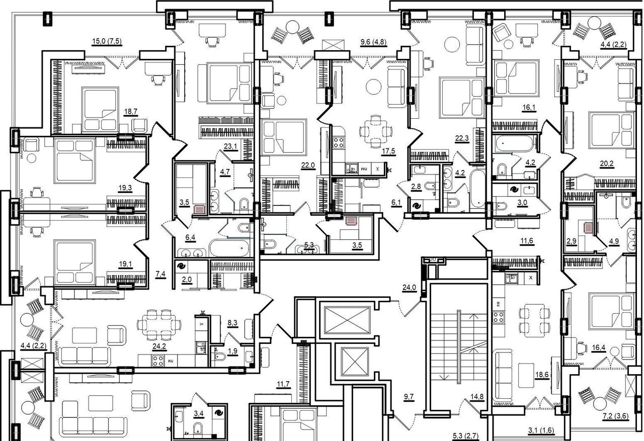 квартира г Калининград р-н Ленинградский ул Молодой гвардии 36/3 фото 2