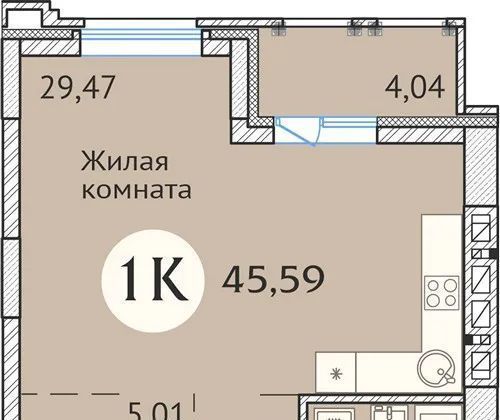 квартира г Новосибирск Заельцовская ул Дуси Ковальчук 248/1 фото 1