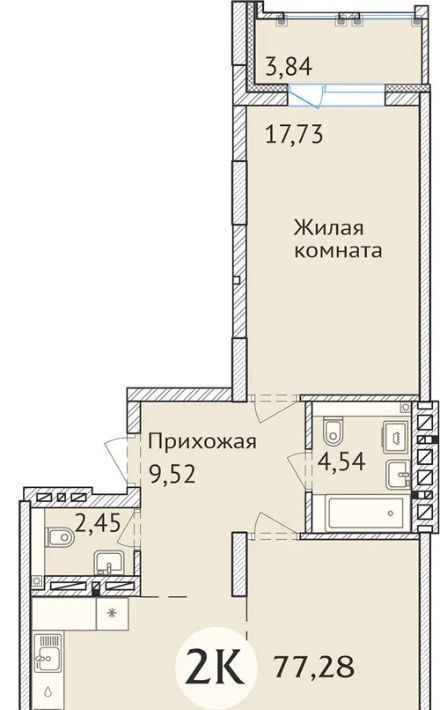 квартира г Новосибирск Заельцовская ул Дуси Ковальчук 248/1 фото 1