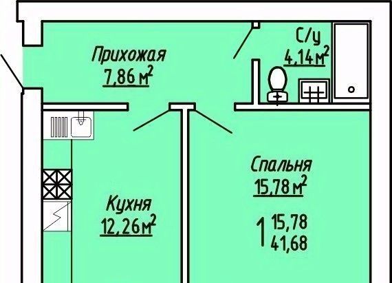 квартира р-н Рамонский с Ямное ул Ягодная 26 фото 1