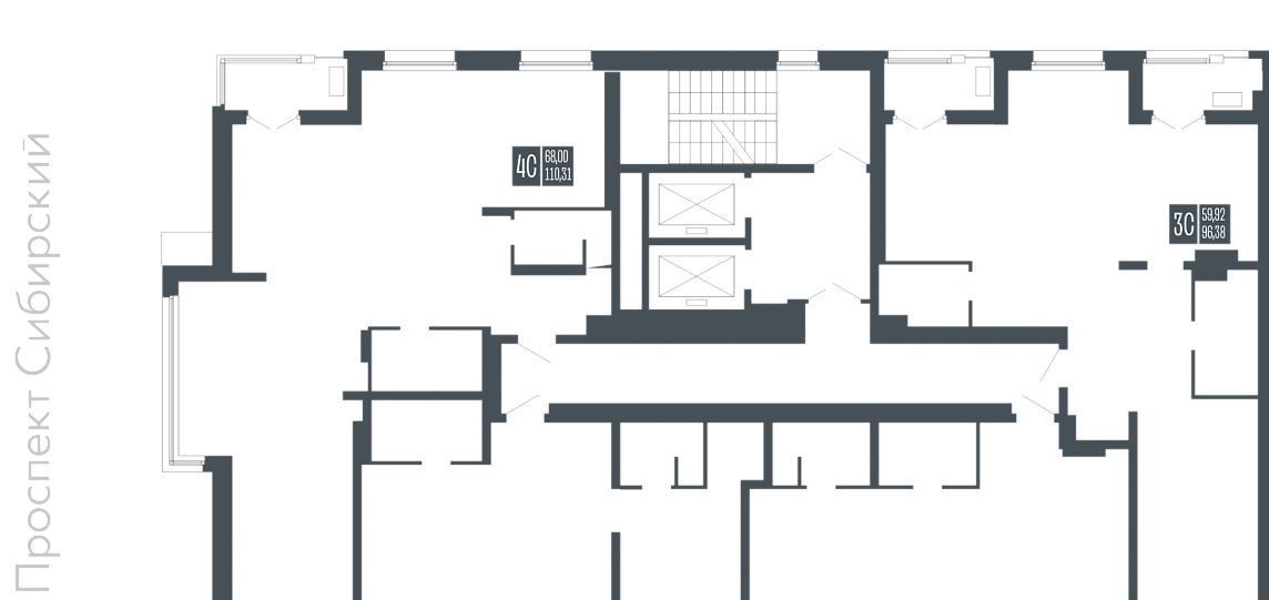 квартира г Барнаул р-н Октябрьский ЖК «Opera Residence» БС 3 фото 2