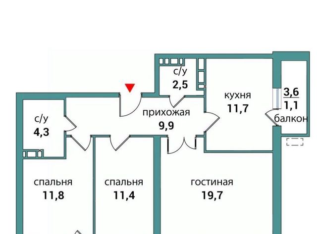 квартира г Самара р-н Октябрьский Гагаринская ул Авроры 150г ЖК Логика-2 фото