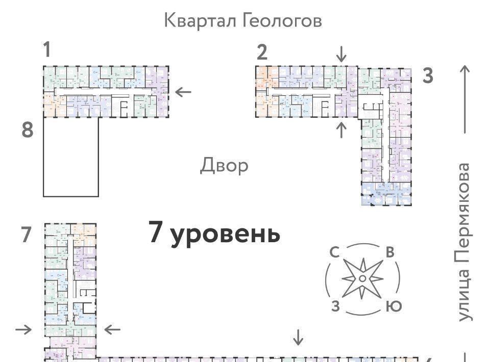 квартира г Тюмень р-н Ленинский Букино ул 50 лет Октября 63г Ленинский административный округ фото 3