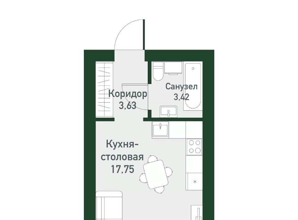 квартира г Екатеринбург Чкаловская Твоя Привилегия жилой комплекс фото 1