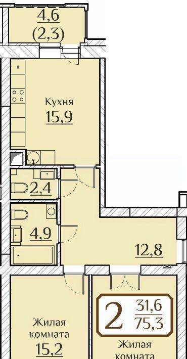 квартира г Чебоксары р-н Московский ул Дегтярева 1б фото 1