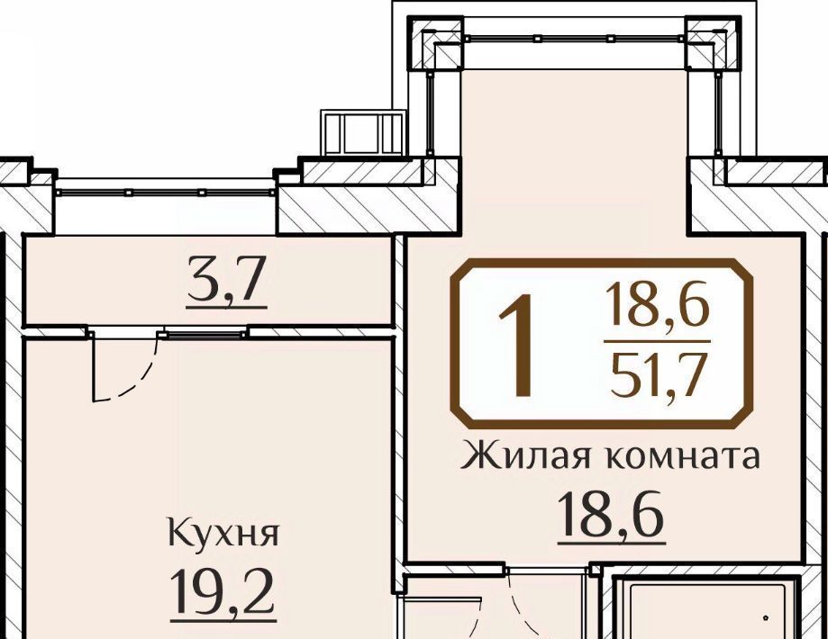 квартира г Чебоксары р-н Московский ул Дегтярева 1б фото 1