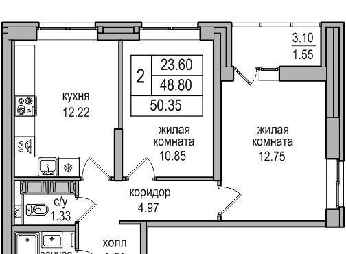 г Санкт-Петербург п Парголово Торфяное ЖК «Северная Долина» метро Парнас фото