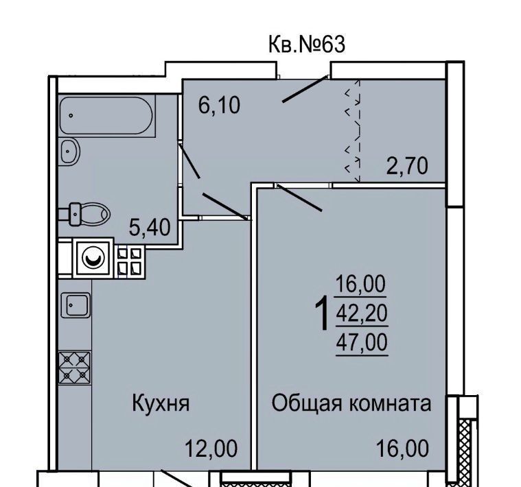 квартира г Тула р-н Привокзальный ул Седова 20д/1 фото 1