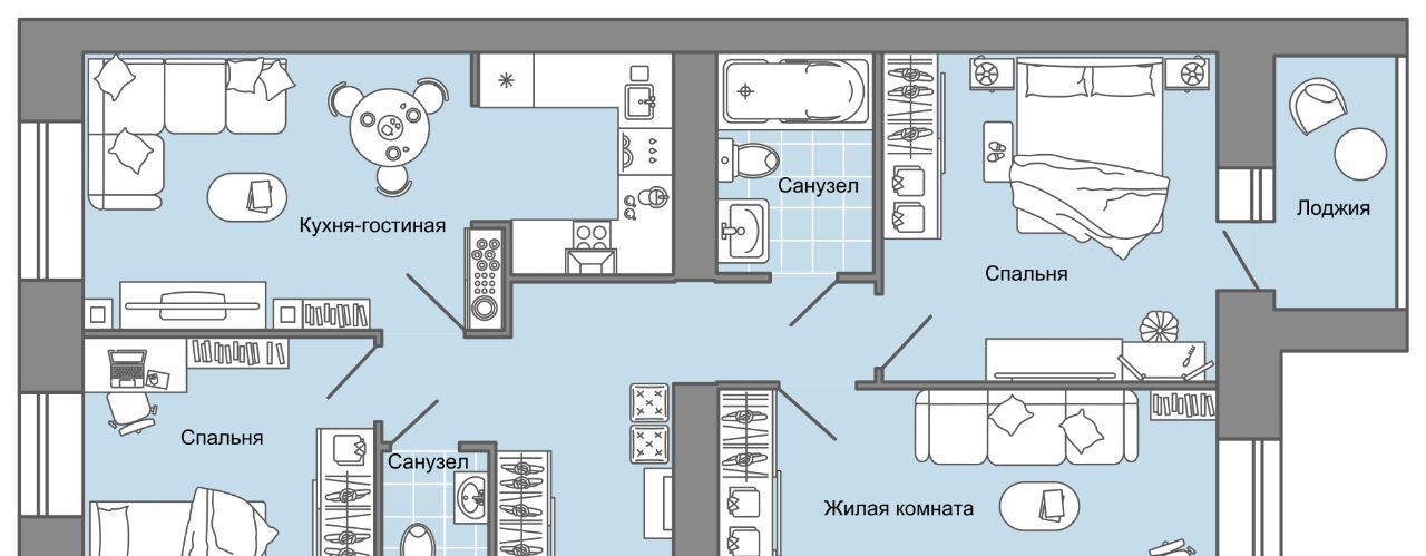 квартира р-н Завьяловский Знак ЖК фото 1