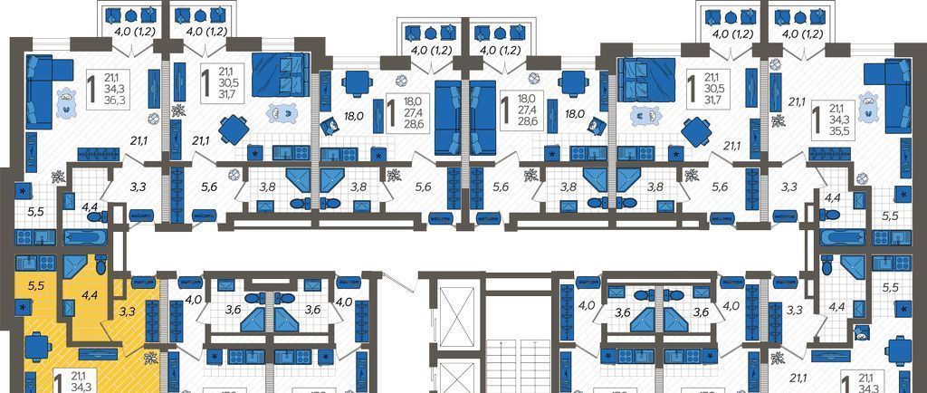 квартира г Сочи р-н Адлерский ул Искры 88/5 фото 2