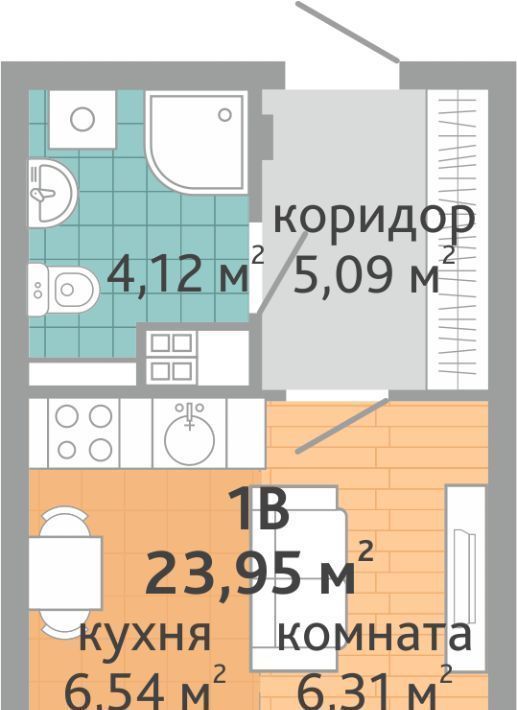 квартира г Екатеринбург р-н Верх-Исетский Семейный квартал Дружный ЖК фото 1