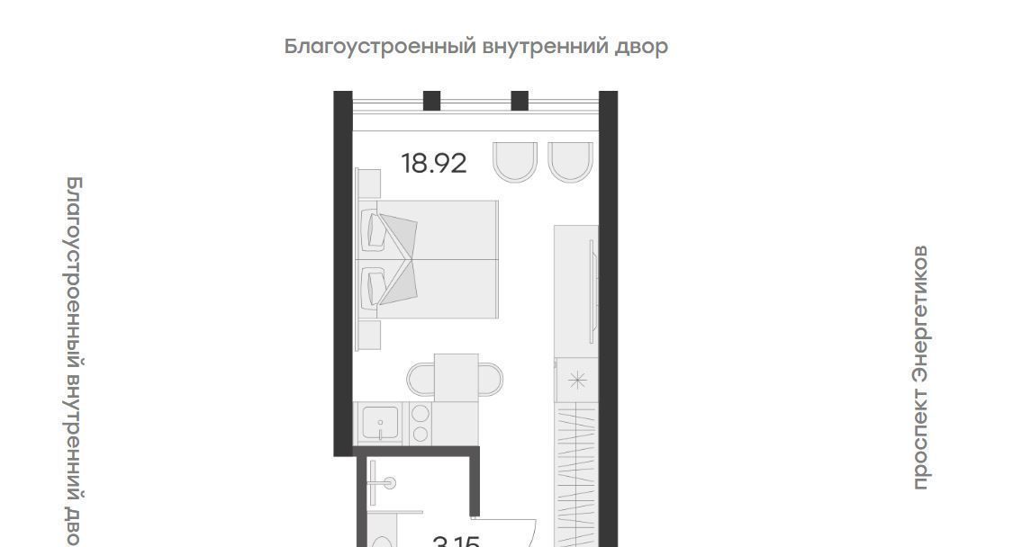 квартира г Санкт-Петербург метро Ладожская Яблоновка пр-кт Заневский 65а округ Малая Охта фото 3