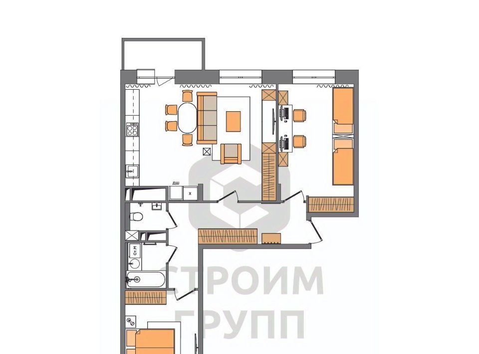 квартира г Владимир р-н Ленинский ул Нижняя Дуброва 49а фото 6