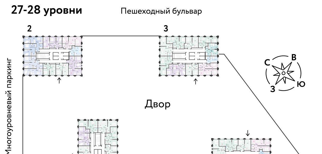 квартира г Тюмень р-н Ленинский Дорожный ул Тимофея Чаркова 93 ЖК Звёздный Ленинский административный округ фото 3