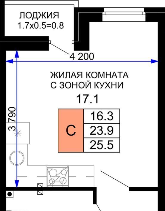 квартира г Краснодар р-н Прикубанский ул им. лётчика Позднякова 2/11 ЖК «Дыхание» фото 1