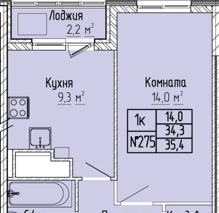 квартира г Тверь р-н Московский ул 15 лет Октября 52к/1 фото 1