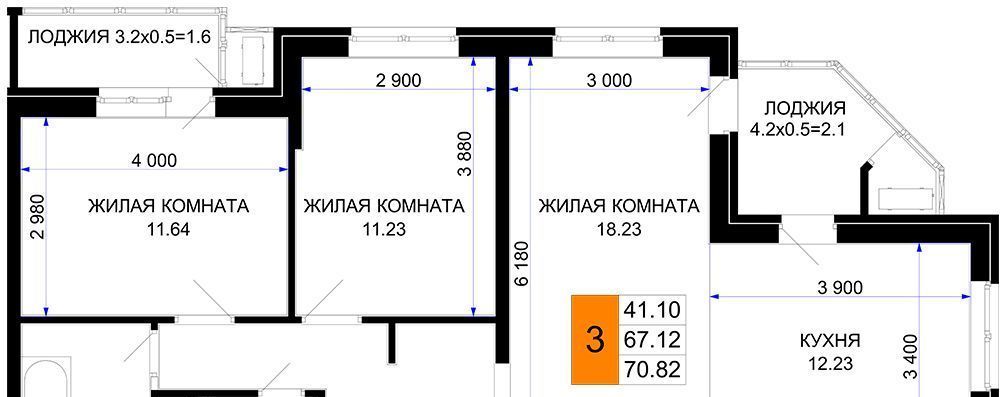 квартира г Краснодар р-н Центральный ул им. Валерия Вишневецкого 9 фото 1