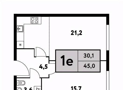 квартира г Москва метро Беломорская ул Фестивальная 15к/25 фото 1