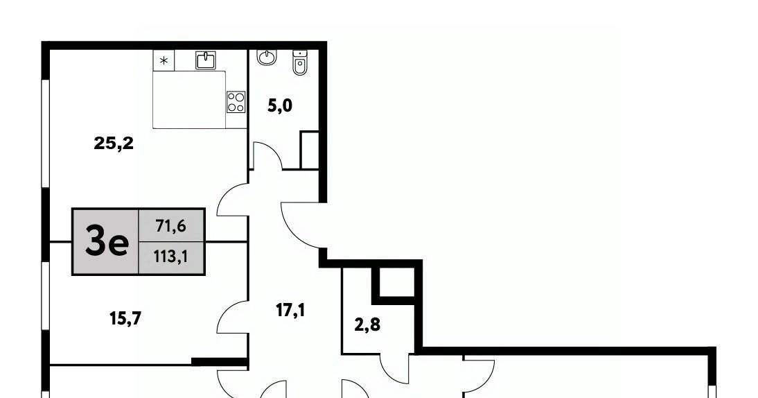 квартира г Москва метро Беломорская ул Фестивальная 15к/25 фото 1