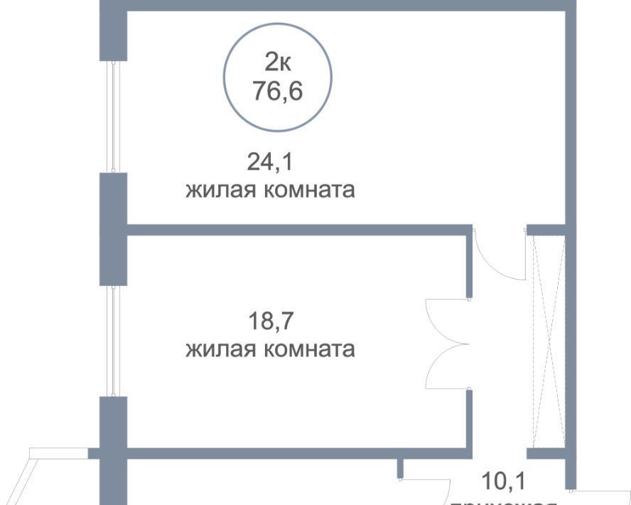 квартира г Сургут ул Александра Усольцева 8 36-й фото 1