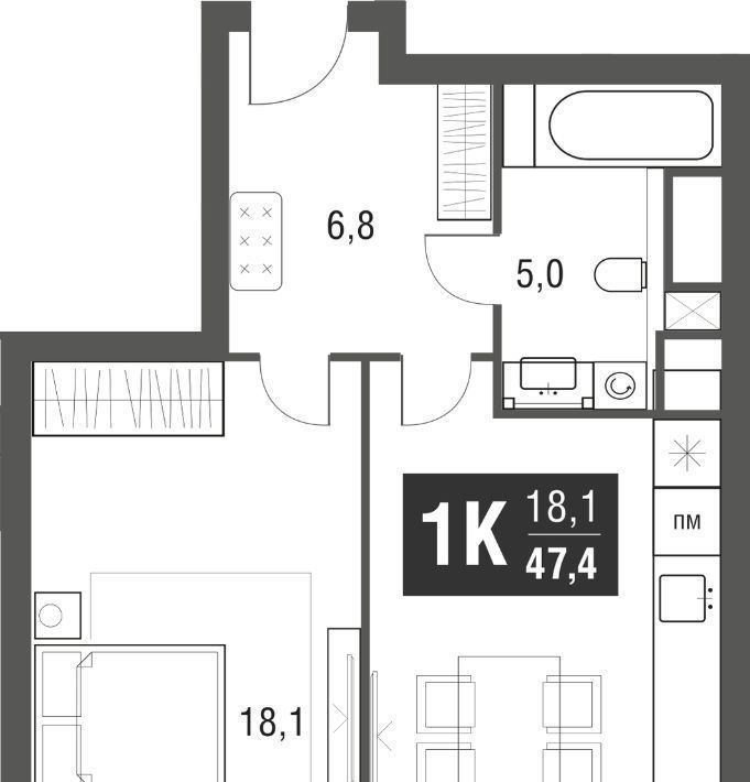 квартира г Москва метро Свиблово проезд Серебрякова 11/13к 1 район Свиблово фото 1