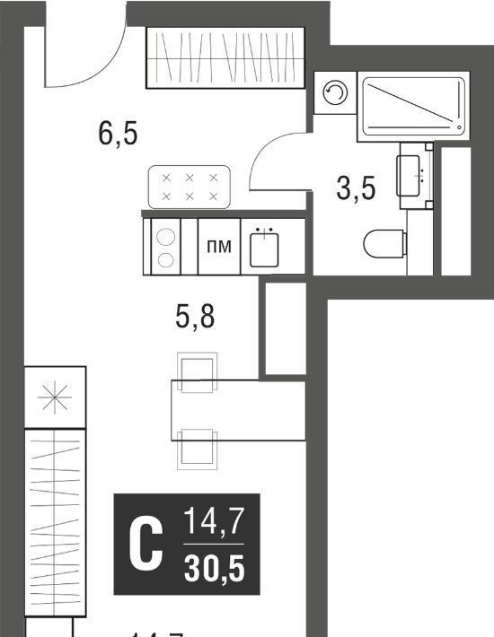 квартира г Москва метро Свиблово проезд Серебрякова 11/13к 1 район Свиблово фото 1