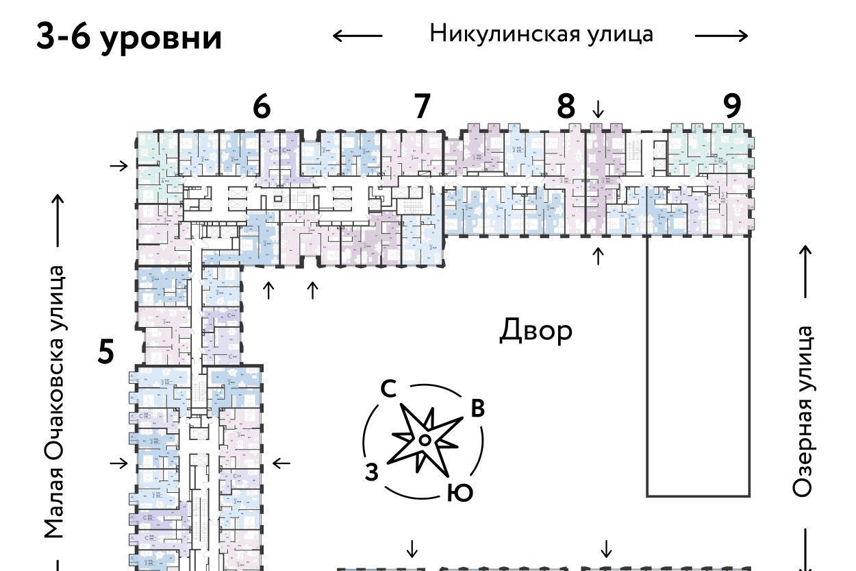 квартира г Москва метро Озерная Очаково-Матвеевское ул Озёрная 42с/2 фото 2