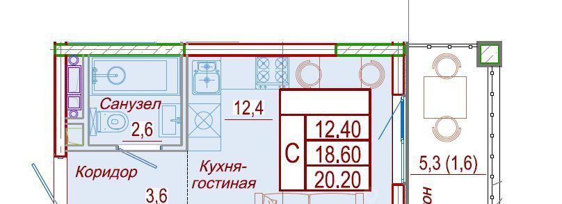 квартира р-н Анапский с Сукко ул Мирная 9 муниципальное образование, Анапа фото 1