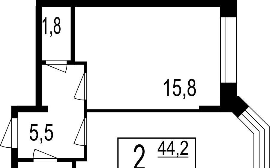 квартира г Москва метро Медведково пл Красная 13 Слобода, Московская область, Мытищи фото 1