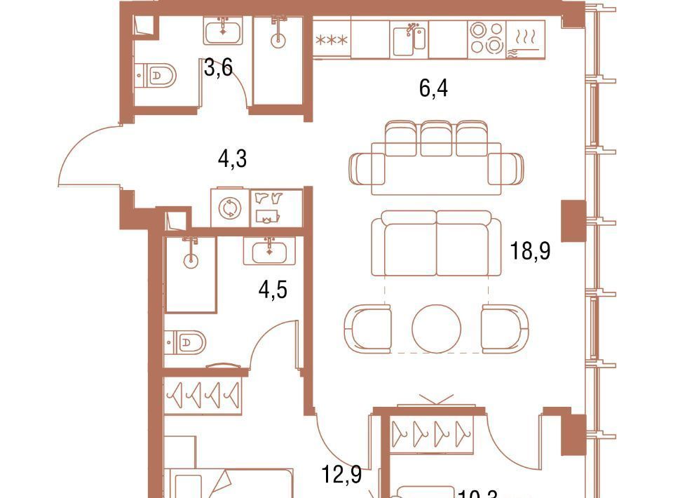 квартира г Москва метро Дмитровская ЖК Симфония 34 фото 1