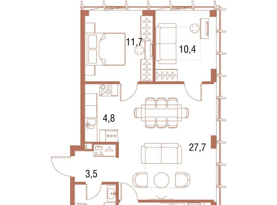 квартира г Москва метро Дмитровская ЖК Симфония 34 фото 1