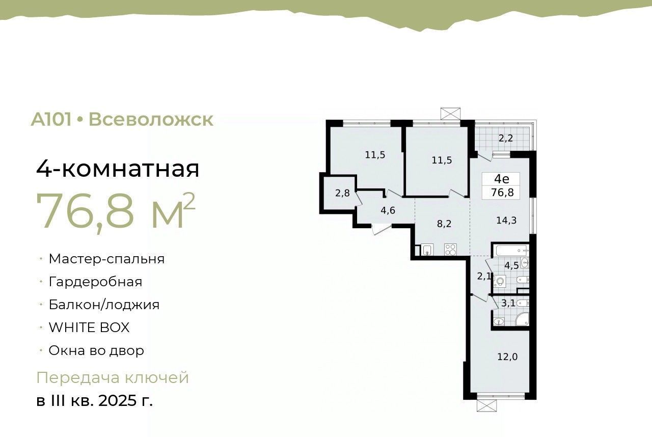 квартира р-н Всеволожский г Всеволожск Южный Проспект Большевиков фото 1