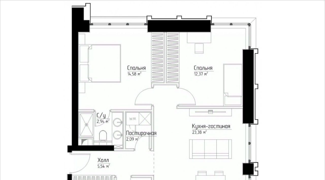 квартира г Москва метро Серпуховская ул Дубининская 59к/3 фото 1