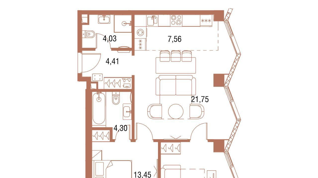 квартира г Москва метро Дмитровская ЖК Симфония 34 фото 1