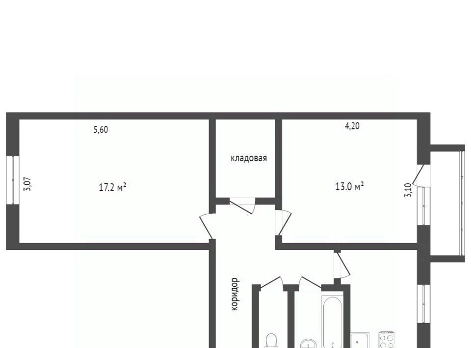 квартира г Сургут 9-10-й микрорайон ул Энергетиков 15 фото 19