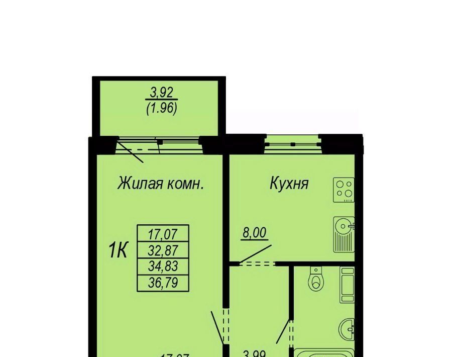 квартира г Хабаровск р-н Железнодорожный микрорайон «Берёзки» фото 1