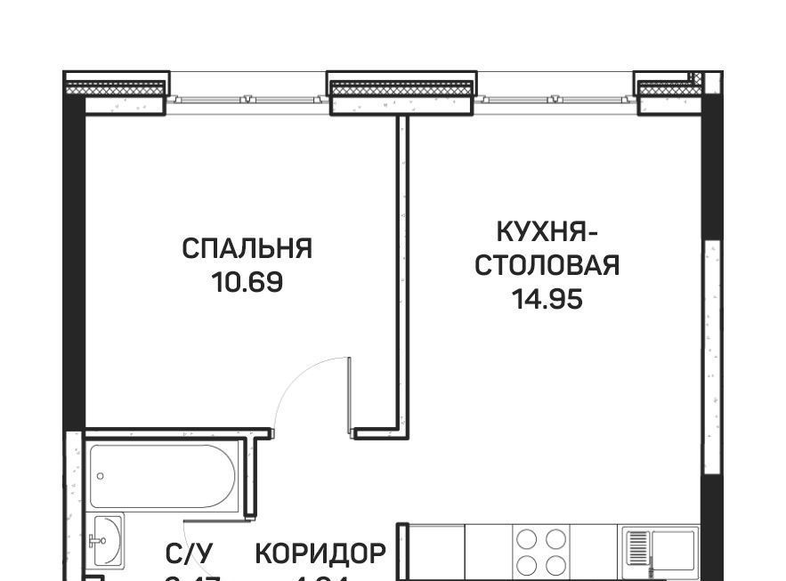 квартира г Москва метро Медведково ул Корнейчука 27с/7 район Бибирево, Бибирево фото 1