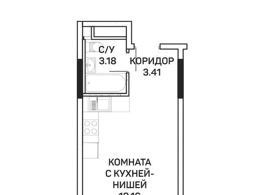 квартира г Москва метро Медведково ул Корнейчука 27с/7 район Бибирево, Бибирево фото 1