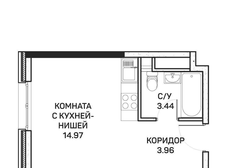 квартира г Москва метро Медведково ул Корнейчука 27с/7 район Бибирево, Бибирево фото 1