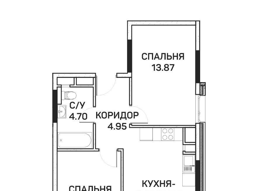 квартира г Москва метро Медведково ул Корнейчука 27с/7 район Бибирево, Бибирево фото 1