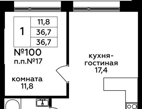 квартира г Москва метро Хорошёвская ул 1-я Магистральная 25 фото 1