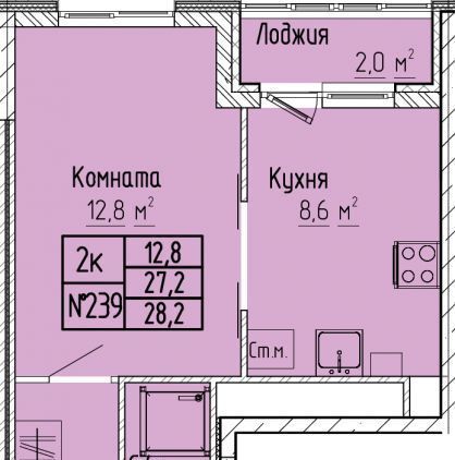 квартира г Тверь р-н Московский ул 15 лет Октября 52к/1 фото 1