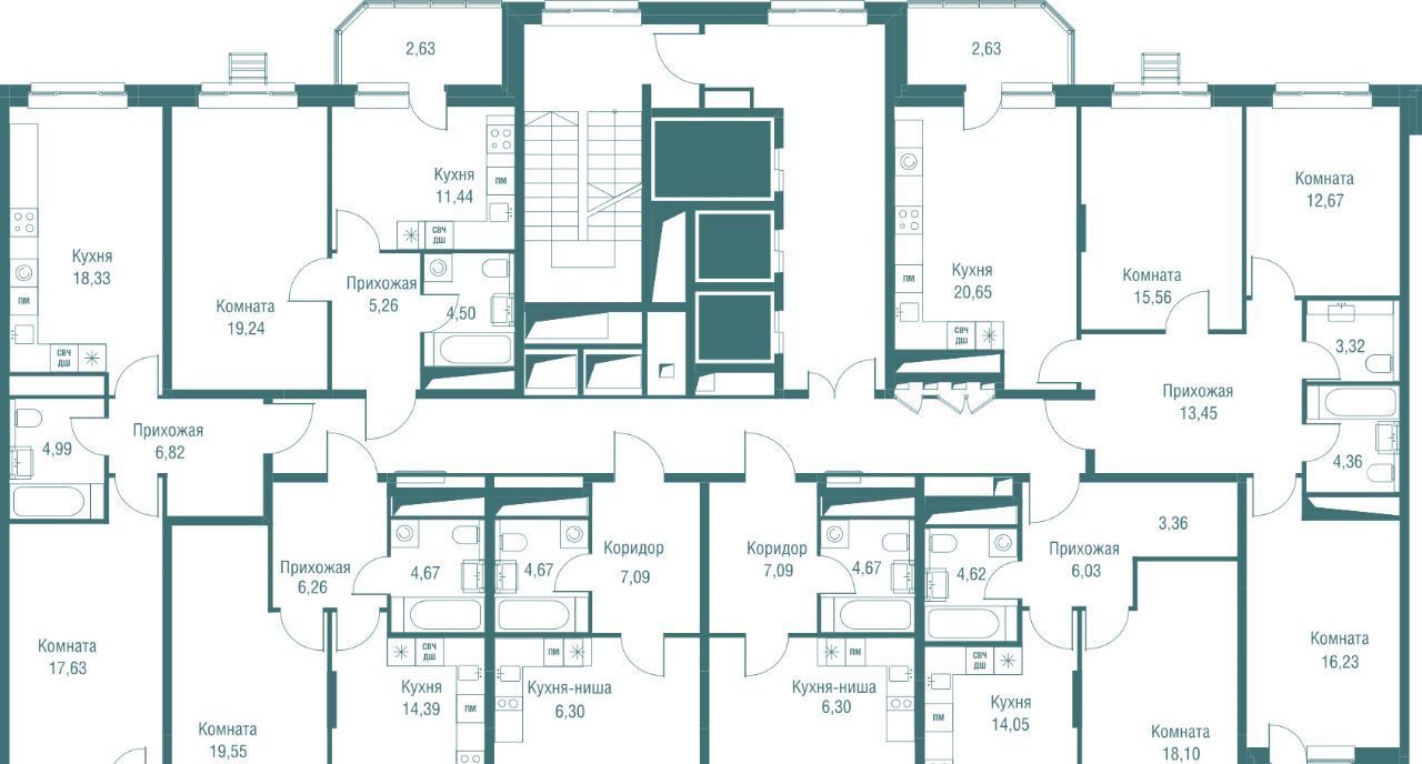 квартира г Одинцово ул Северная 5/2 ЖК «Одинбург» Одинцово фото 3