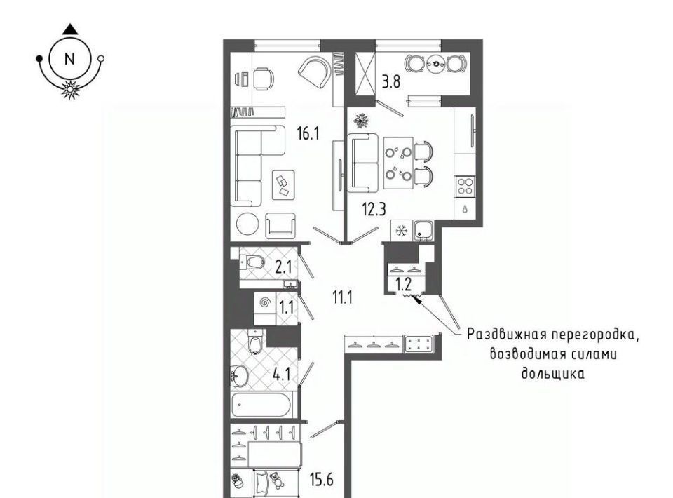 квартира г Санкт-Петербург метро Фрунзенская б-р Измайловский 9 фото 2