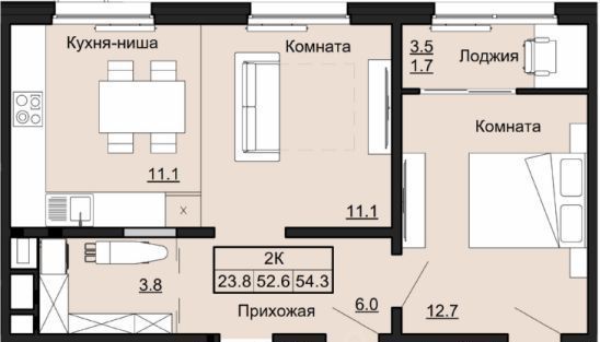 квартира г Ковров Квартал «Авиатор» фото 1