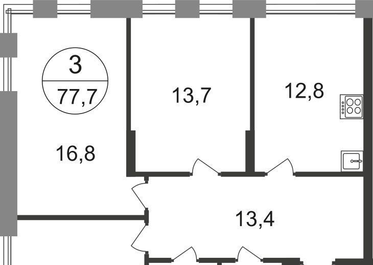 квартира г Москва п Внуковское метро Рассказовка Переделкино Ближнее мкр, 17-й кв-л фото 1