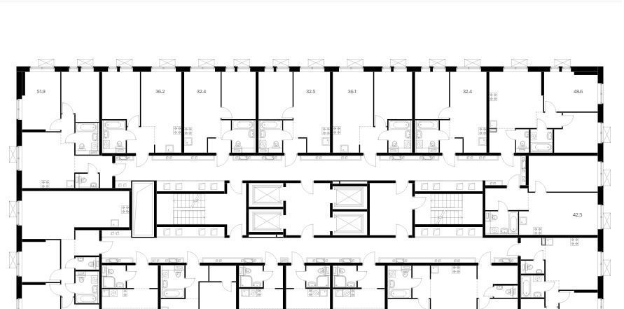 квартира г Москва метро Коломенская проезд Нагатинский 1-й 2к/3 фото 2