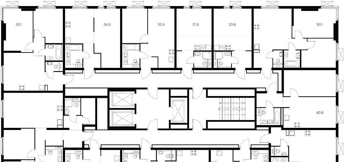 квартира г Москва метро Коломенская Второй Нагатинский к 1. 2 фото 2